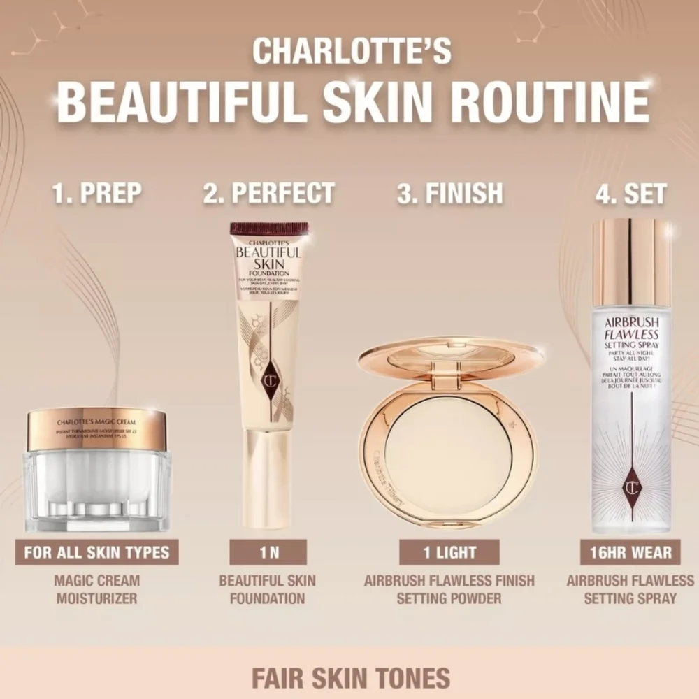 Charlotte Tilbury's Beautiful Skin Foundation: 2 Neutral, 30ml, NIB